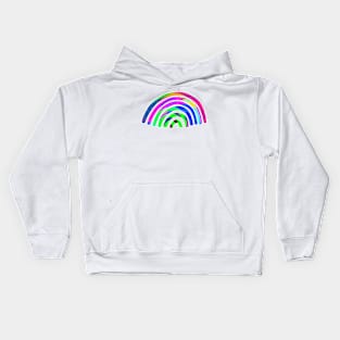 Rainbow Rearranged Kids Hoodie